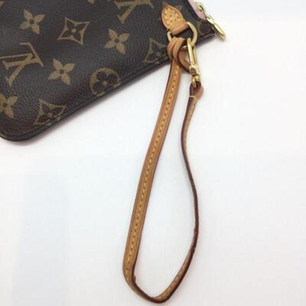 Louis Vuitton Neverfull MM Monogram Pouch Rose Ballerine - Picture 3 of 10